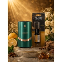 Areon Aromatik Difüzör Yeşil Lux Metal + Aurum