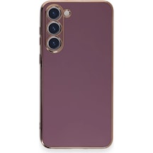 Newface - 346 - Samsung Galaxy S23 Plus Kılıf Volet Silikon - Cadde101 - - Mor