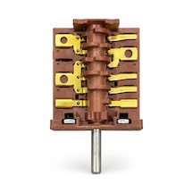 Luxell Fırın Komütatörü 6 Lı 23 Mm Kırmızı