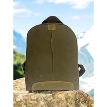 Old Cotton Cargo Vintage Kanvas Su Geçirmez Design Unisex Günlük Gezi Seyahat Sırt Çantası 22x34 Cm Kahverengi