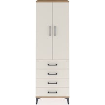 Arges Dolap 3 Raflı 4 Çekmeceli 2 Kapaklı 60x30x182 Çam-aytaşı Atlas Çam