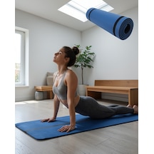 10 Mm Kaydırmaz Fitness Matı Uczzz10mmyogamatımavi-1