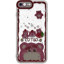Apple iPhone Uyumlu 7 Kılıf Sweet Desenli Silikon Kapak - Pembe Düz Renkli