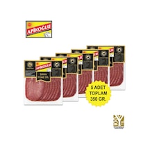 Dilimli Dana Füme Dil 70 Gr. Beşli Paket Toplam 350 Gr.