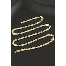 Oval - 28 - Lüks Çelik - Muratech - Kolye Sarı
