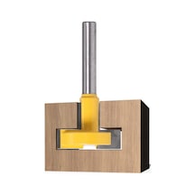 Jinchao-router Bitleri, Ahşap İşleme Keski Kesici İçin 8 '6mm Şaft, T-slot T-track Slot Yönlendirici Biti, Ev Ve Dıy Son Teknoloji Uzunluğu: 6x27x8