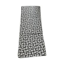 Katlanır Yer Yatağı 70x180x6 CM Labirent Sünger Tek Kişilik Yer Yatağı Siyah