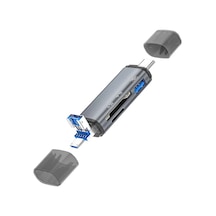 Ally Ads-307 3 In 1 Usb + Micro Usb + Type-c Otg Kart Okuyucu- 5775