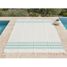 Ludıa Doğal Bambu Dokuma Hafif Ve Çok Amaçlı Peştemal Havlu S.yeşili 170x97 Cm Su Yeşili
