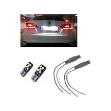 Megamarket06 Vw Jetta Mk6 Beyaz Led Plaka Lambası Seti