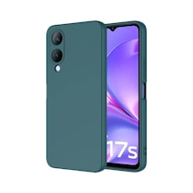 Vivo Y17s Kılıf Yumuşak Silikon Kamera Korumalı Lansman Pazarplus Koyu Yeşil