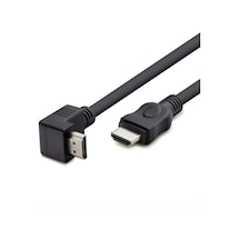 Mn314k Hdmı Kablo L Tip 1.5 Metre Pvc Siyah 4k Destekli 1.5 Metre