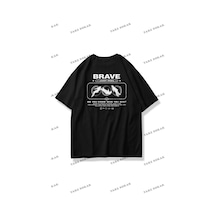 Startmore Unisex Brave Tshirt Siyah