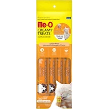 Me-o Creamy Treats Tavuk Etli Ve Kabaklı Ek Besin Ve Kedi Ödülü 4x15gr