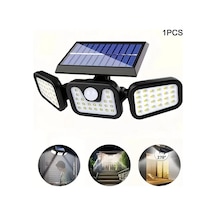 Dream011 Güneş Enerjili Güvenlik Lambası 74 Led Hareket Sensörlü 3 Modlu Su Geçirmez Dış Mekan Aydınlatma