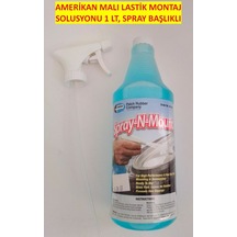 Amerikan Malı Lastik Montaj Solusyonu Mavi - Spray Başlıklı