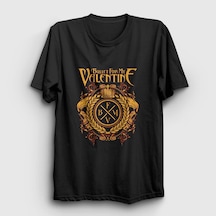 Presmono Unisex Bridgend Bullet For My Valentine T-shirt Siyah