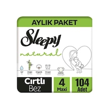 Sleepy Natural Bebek Bezi Maxi 4 Numara 104 Lü