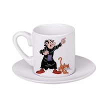 Gargamel Türk Kahvesi Fincanı Beyaz
