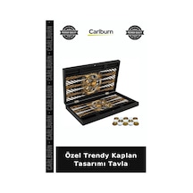 Özel Üretim Tasarım Oyun Ahşap Hediyelik Masa Set Özel Trendy Kaplan Tasarımı Tavla