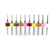 Schulzz 10 Parça 0.3 Mm 1.2 Mm Matkap Ucu Karbür Delme Mikro