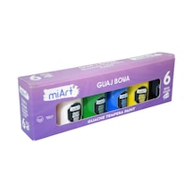 Miart Guaj Boya Tempera 6 Lı Set 30 Ml Çok Renkli