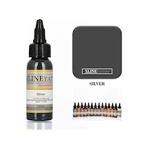 1 Oz Xlinetattoo Silver Dövme Boyası - 30Ml Gri Dövme Mürekk