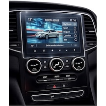 Renault Megane Touch Ve İcon Multimedya Ekran Koruyucu 2023-2025 Kırılmaz Şeffaf Nano Teknoloji