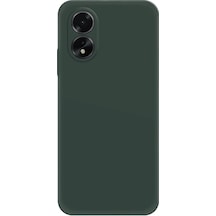 Newface Oppo A38 Kılıf First Silikon - Koyu Yeşil Koyu Yeşil
