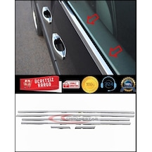 Vw Touran Krom Cam Çıtası 2003-2010 Paslanmaz Çelik 8 Prç.