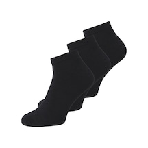 Jack & Jones Jack Jones Erkek Siyah Renk 3 Lü Bambu Topuk Çorap 12264086 Siyah