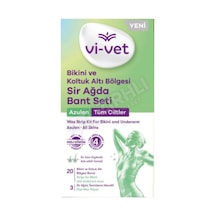 4 Adet Vi-vet Sir Ağda Bandı Azulen 20'li Koltuk Altı Ve Bikini