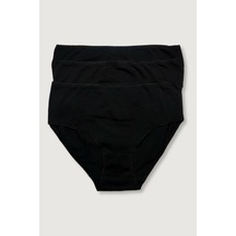 6 Lı Dr.bugyi Kadın Yüksek Bel Modal Extra Yumuşak Elastane Külot 0335 Siyah