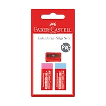 Faber-castell Dust Free Silgi + Kalemtraş - 7 Adet Tarı