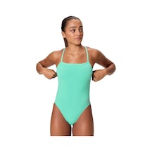 Speedo Solid V-back 2.0 Kadın Yüzücü Mayosu Yeşil