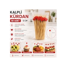 Kalpli Bambu Kürdan 12 Cm 50 Adet - 913919292