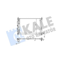 Kia Stonic Motor Radyatoru 1.4 2018-2024 G4lc Kale 363590