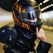 Pazly Tam Yüz Motosiklet Kaskı - Abs, 2 Visör Seçenekli, Rahat Ve Nefes Alabilir, Boyun Atkılı, Geniş Boyut