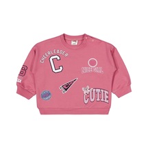 Civil Baby Harf Ve Yazı Baskılar 6-18 Ay Takım - Pembe Gül Kurusu
