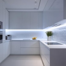 5 Metre Beyaz Şerit Led Kumandalı Dimmer Anahtar Tak Çalıştır Hazır Set Adaptör Dahil, Açma-kapama, Parlaklık Ayarı Yapılabilir, Mutfak, Tezgah, Dolap İçi, Ayna, Tv Ünitesi Aydınlatma .