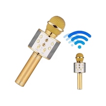 Bluetooth - 800 - Hoparlör Usb Aux Sd Kart Kaoroke Mikrofon Uzun - Muratech - Pil Ömrü