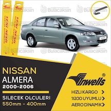 Nissan Almera Muz Silecek Takımı 2000-2006 İnwells N11.2542