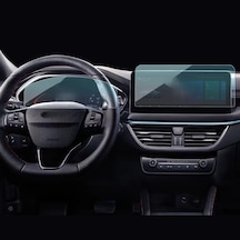 Ford Focus Uyumlu 13,2 İnç Navigasyon Ve 12,3 İnç Dijital Gösterge 9h Nano Ekran Koruyucu 2li Set 9H Nano Ekran Koruyucu