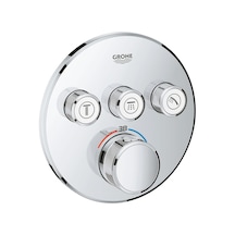 Grohe Smartcontrol Üç Valfli Termostatik Duş Bataryası 29121000 Krom