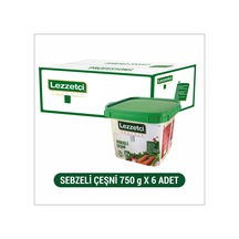 Lezzetçi Sebzeli Çeşni 6 x 750 G