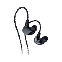 Moray - 24/7 Streaming İçin Ergonomik Kulak İçi Kulaklık Hibrit Çift Sürücü Tasarımı, Ergonomik Düz Tasarım, En İyi Pasif Ses Yalıtımı Siyah