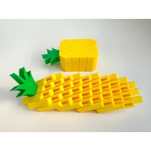 Bezos 3d Baskı Ananas Fidget Oyuncak - Hareketli Duyusal Masa Oyuncağı, Stres Giderici Puzzle Fidget Rengaren