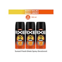 Axe Spray Erkek Deodorant Sunset Fresh 150 Ml X3