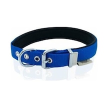 Doggie Konfor Dokuma Boyun Tasması Royalmavi 2X35-40Cm Mavi