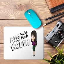 Big Mouth Make Me A Baskılı Mouse Pad Mousepad Baskılı Mousepad Mouse Pad